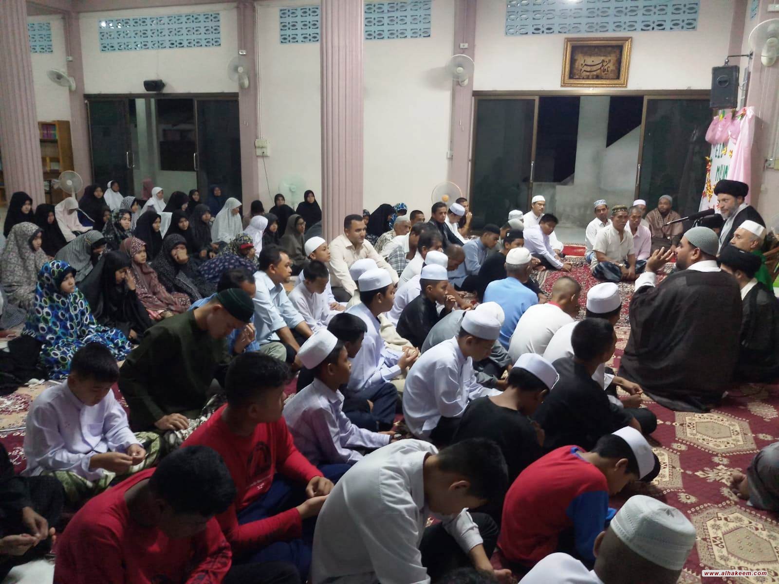 وفد مكتب سماحة المرجع الكبير السيد الحكيم (مدّ ظله) يلتقي المؤمنين في عدد من المساجد والحسينيات في بانكوك وجنوب تايلند
